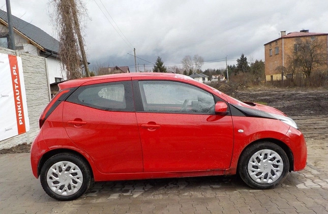 Toyota Aygo cena 16900 przebieg: 33769, rok produkcji 2018 z Kożuchów małe 466